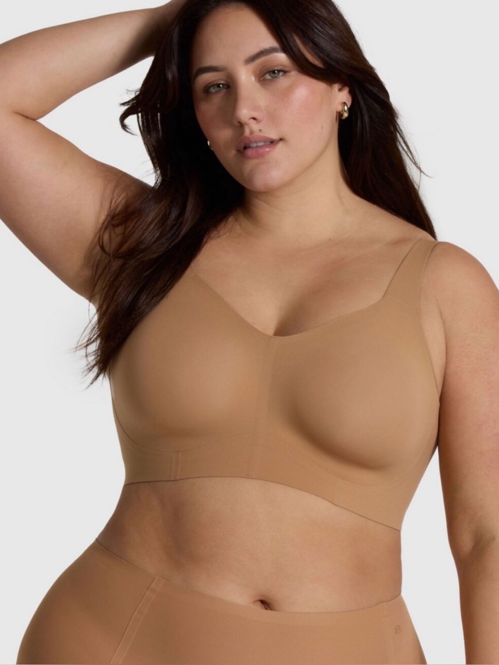 NWT Evelyn & Bobbie Beyond Wireless Bra In Mica - Women's Large